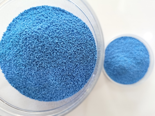 Manchas azules Manchas de color para el detergente Sulfato de sodio Manchas para el efecto visual del detergente en polvo