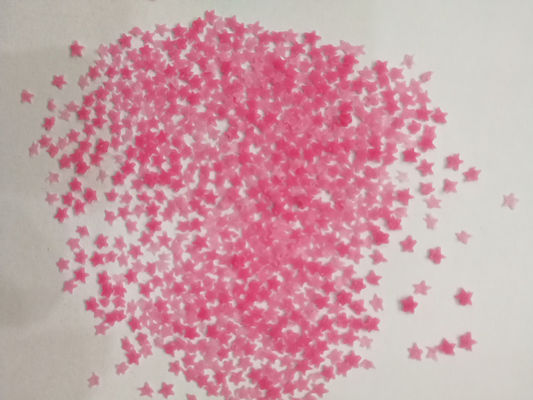 puntos detergentes del color de la estrella del rosa del jabón del diámetro de 4.0m m
