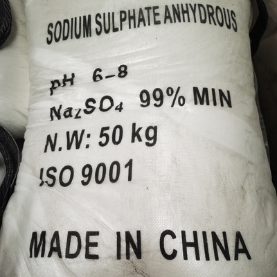 Sulfato sódico anhidro Einecs 231-820-9 Peso molecular 142,04 G/mol para las necesidades del cliente