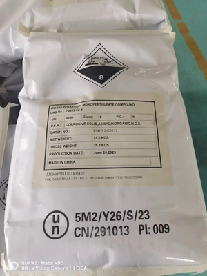 Compuesto de monopersulfato de potasio CAS 70693-62-8 Agente de tratamiento de agua Desinfectante