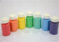 puntos coloridos de la naranja de los puntos usados en la fabricación detergente del polvo